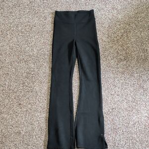 No Boundaries Black Ribbed Active Leggings